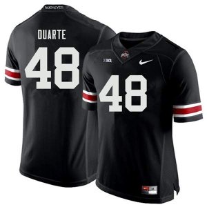 Men's Ohio State Buckeyes #48 Tate Duarte Black Nike NCAA College Football Jersey Comfortable VKH1144DE